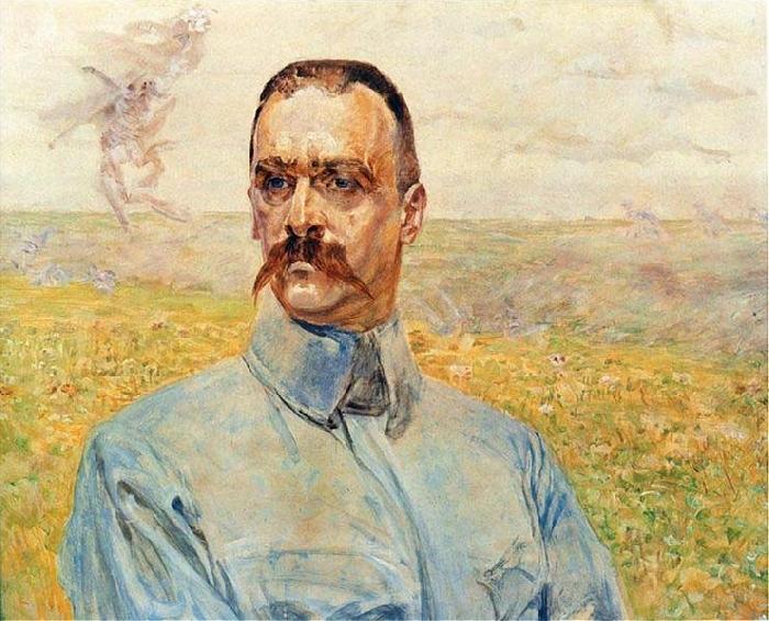 Jacek Malczewski Portrait of Jozef Pilsudski oil painting image